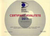 Hrvatsko drutvo optiara i optometrista : U pripremi: Plan predavanja za projekt Certifikat kvalitete HDOO