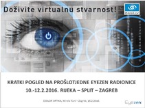 Hrvatsko drutvo optiara i optometrista : Odrane Eyezen radionice